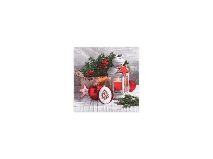 Obrúsok 3vrstvovy Vianoce 33 x 33 cm (20ks)