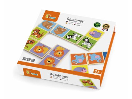 domino divoke zvierata drevene 9388