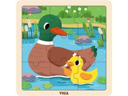 puzzle drev. kacka 19091