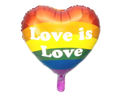 dúhový balón love is love
