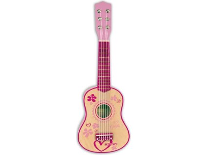 bontempi klasicka drevena gitara 55 cm v dievcenskej ruzovej farbe 225572 26677