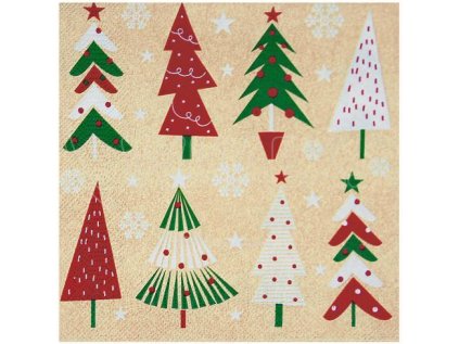 Obrúsok (PAP FSC Mix) 3vrstvý Vianoce 33 x 33 cm [20 ks] 13