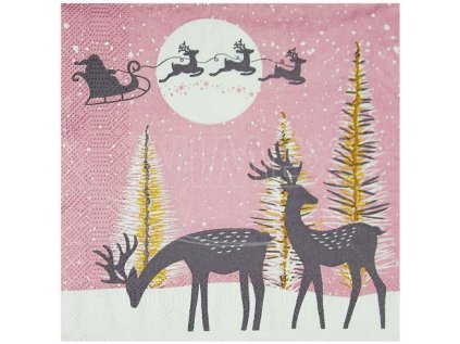 Obrúsok (PAP FSC Mix) 3vrstvý Vianoce 33 x 33 cm [20 ks] 14