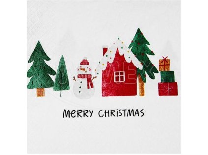 Obrúsok (PAP FSC Mix) 3vrstvý Vianoce 33 x 33 cm [20 ks] 16