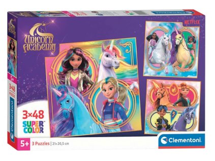 puzzle 3x48 unicorn acad. 32745