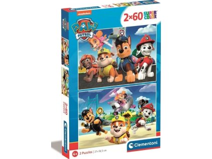 puzzle 2x60 paw patrol 32727