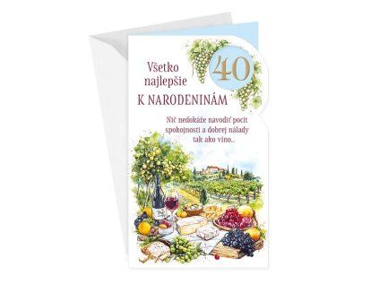 Blahoželanie k narodeninám  -40,50,90
