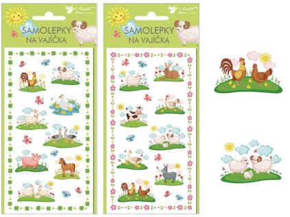 nalepky na vajicka v.noc 33280