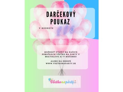 darčekový ppukaz
