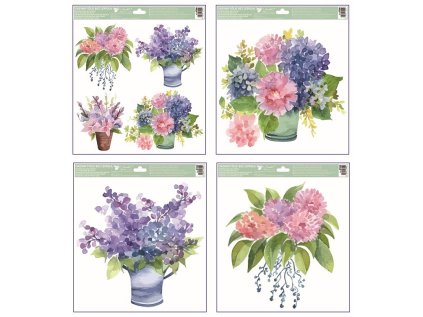 folia na okno kvety 33367