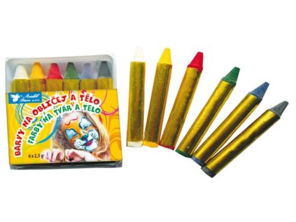 farby na tvar a telo 6ks 33365