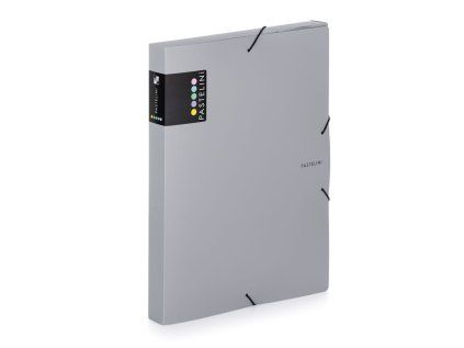 box na spisy plast sedy 34497