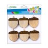 Craft with Fun Drevená dekorácia žaluď 6ks