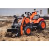 Falk šliapací traktor 2065N Kubota backhoe s predným bagrom a prívesom s otočným bagrom