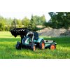 Falk šliapací traktor SUPER LOADER 1054AM s nakladačom a prívesom - zelený