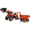 falk sliapaci traktor 2090w kubota s prednou a zadnou lyzicou a privesom 26114
