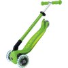 Globber detská skladacia kolobežka - Primo Foldable Plus Lights V2 - Apple Green/Lime Gree