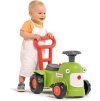 Falk Odrážadlo a chodítko 2v1 traktor Claas svetlo zelený s volantom