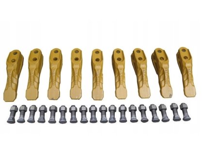 Sada 9ks zubů JCB 3CX 4CX