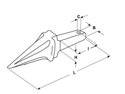 Zub lžíce BOFORS 3027689