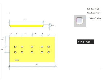 Rohový břit VOLVO LOADER L150 L180