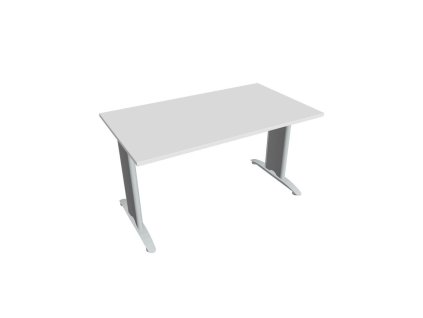 Rokovací stôl Flex, 140x75,5x80 cm, biely/kov