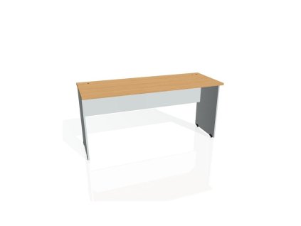 Pracovný stôl Gate, 160x75,5x60 cm, buk/sivý