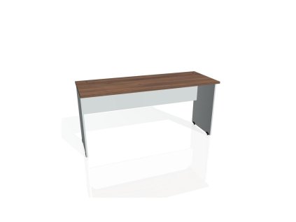 Pracovný stôl Gate, 160x75,5x60 cm, orech/sivý