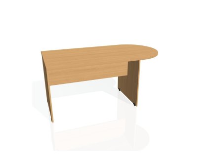 Doplnkový stôl Gate, 160x75,5x80 cm, buk/buk