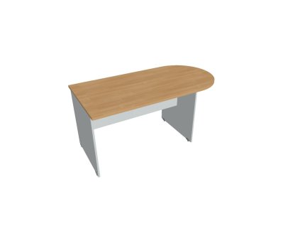 Doplnkový stôl Gate, 160x75,5x80 cm, dub/sivá