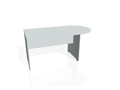 Doplnkový stôl Gate, 160x75,5x80 cm, sivá/sivá