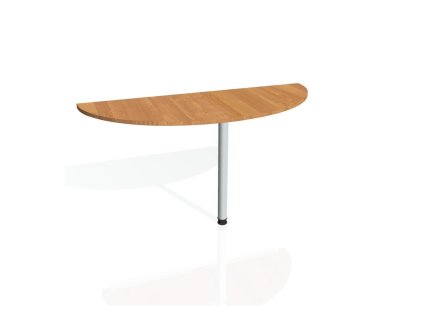 Doplnkový stôl Gate, 160x75,5x60 cm, jelša/kov