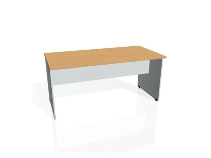 Rokovací stôl Gate, 160x75,5x80 cm, buk/sivá