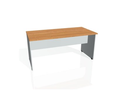 Rokovací stôl Gate, 160x75,5x80 cm, jelša/sivá