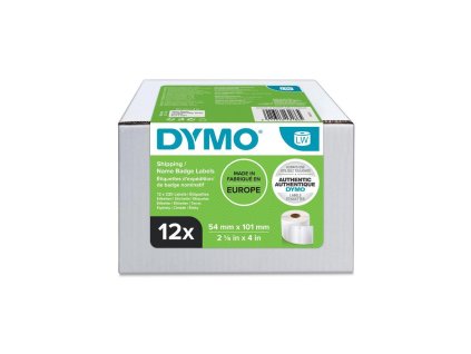 Samolepiace etikety Dymo LW 101x54mm menovky balíky biele 2640ks