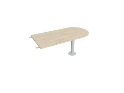 Doplnkový stôl Flex, 160x75,5x80 cm, agát/kov