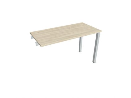 Pracovný stôl Uni k pozdĺ. reťazeniu, 120x75,5x60 cm, agát/sivá