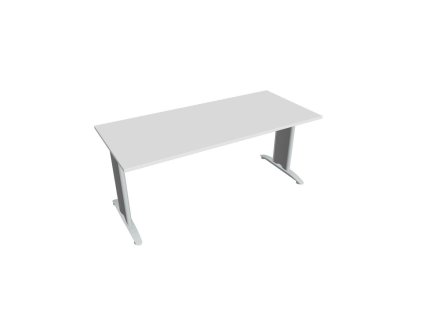 Rokovací stôl Flex, 180x75,5x80 cm, biely/kov