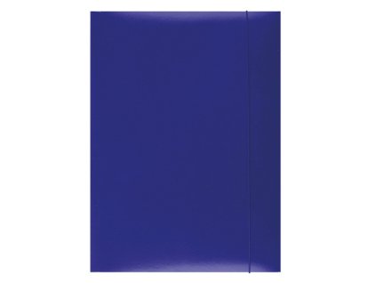 Kartónový obal s gumičkou Office Products modrý