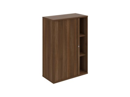 Policová skriňa Strong L, 80x115,2x40 cm, orech/orech