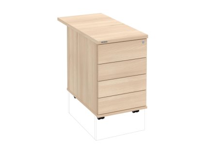 Kontajner Hobis, 40x60x80 cm, bezúchytkové otváranie, agát/agát