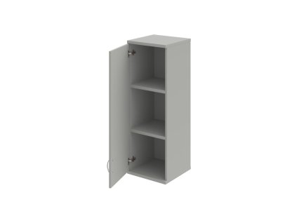 Policová skriňa Strong, L, horná, 40x115,2x40 cm, sivá/sivá