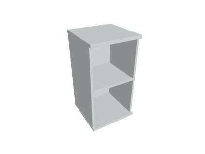 Prídavná skriňa k stolu Hobis, 40x75,5x40 cm, sivá