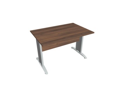 Rokovací stôl Cross, 120x75,5x80 cm, orech/kov