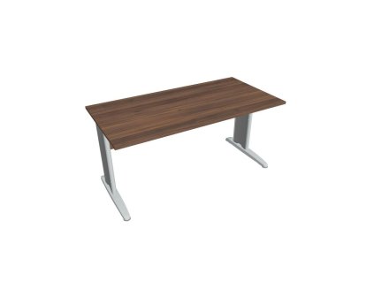 Pracovný stôl Cross, 160x75,5x80 cm, orech/kov