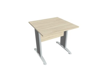 Rokovací stôl Cross, 80x75,5x80 cm, agát/kov