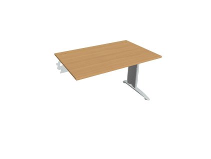 Pracovný stôl Flex, 120x75,5x80 cm, buk/kov