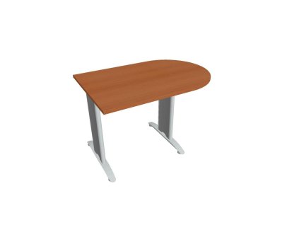 Doplnkový stôl Flex, 120x75,5x80 cm, čerešňa/kov