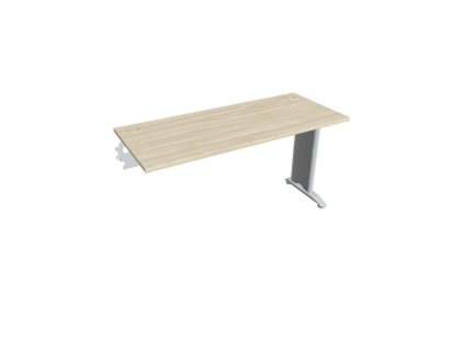 Pracovný stôl Flex, 140x75,5x60 cm, agát/kov