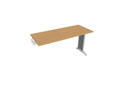 Pracovný stôl Flex, 140x75,5x60 cm, buk/kov
